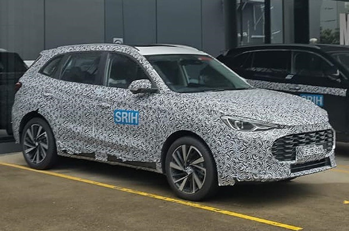 next-gen MG ZS spied