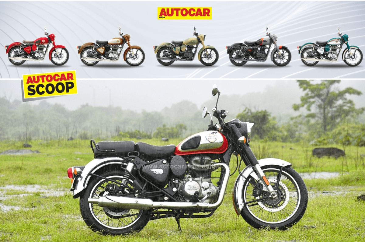 Royal Enfield Classic 350 updates, colours, static image.