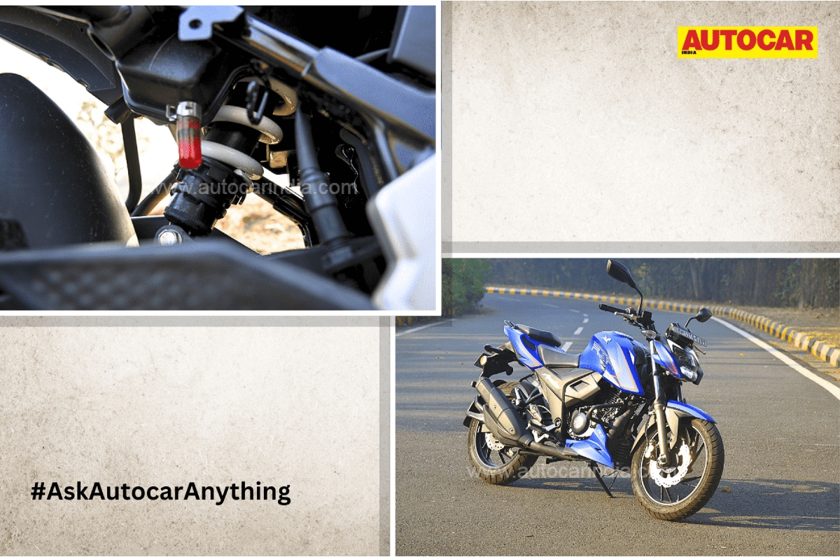 TVS Apache RTR 200 4V, monoshock, composite image