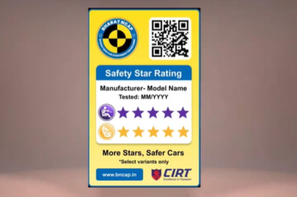 Bharat NCAP crash test rating Bharat NCAP crash test rating