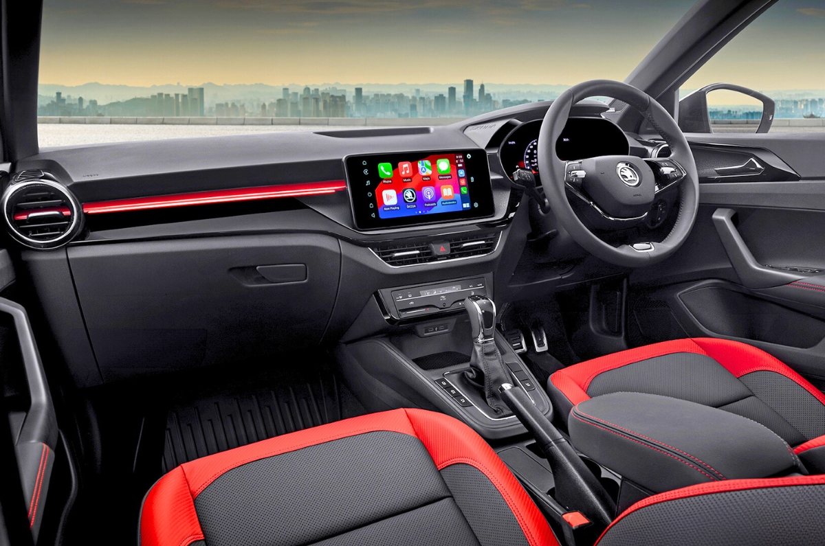 Skoda Slavia Monte Carlo interior Skoda Slavia Monte Carlo interior