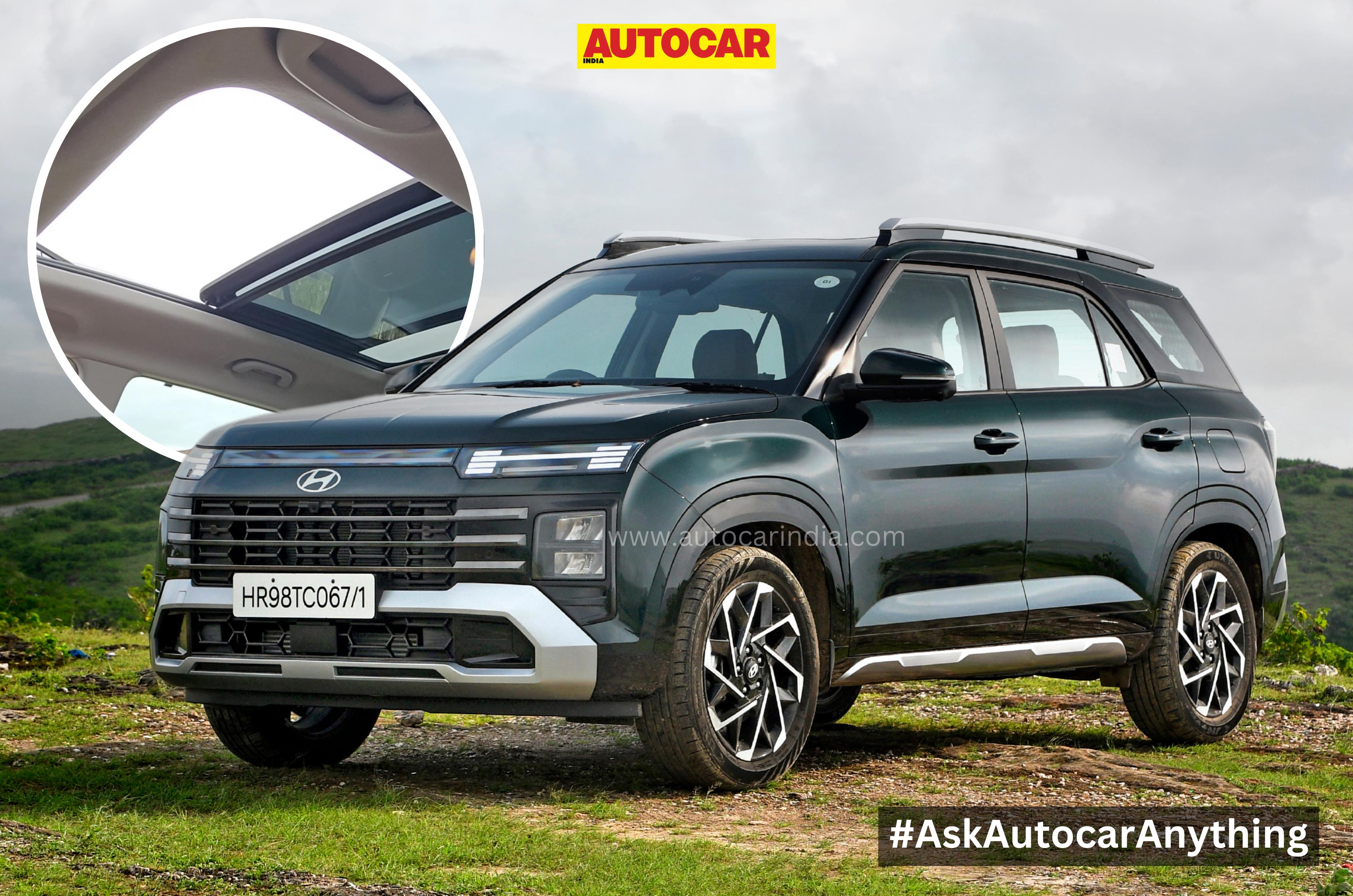 Hyundai Alcazar sunroof 