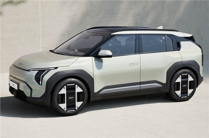 Kia EV2 will sit below the EV3 (pictured). 