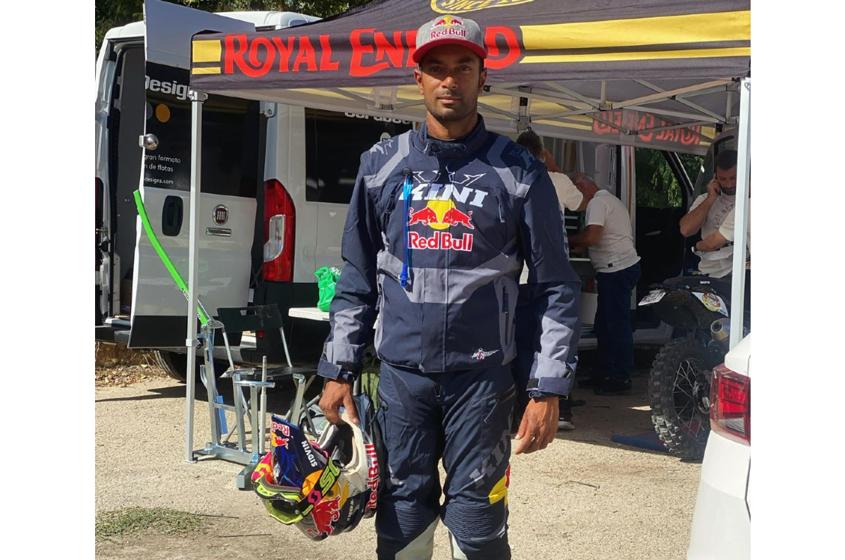 CS Santosh Royal Enfield rally