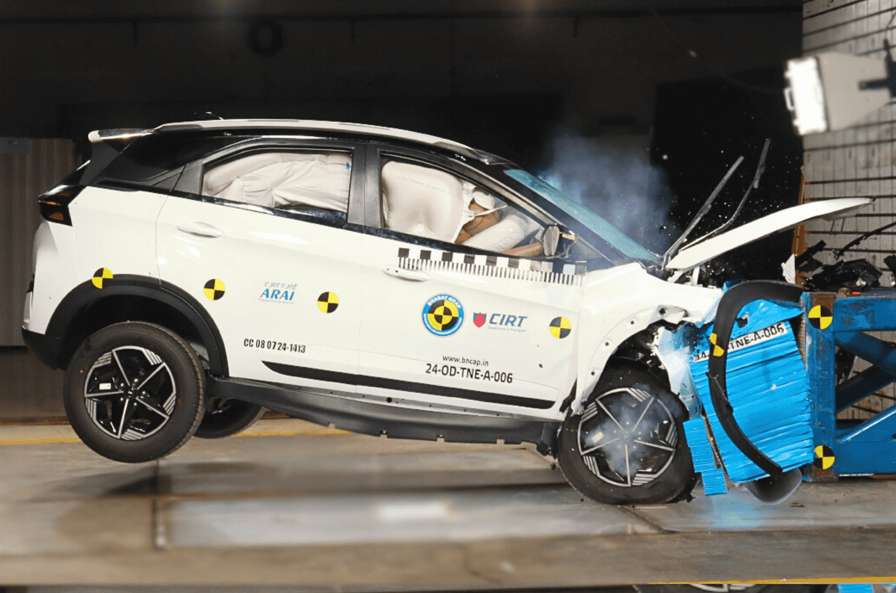 Tata Nexon frontal crash test BNCAP