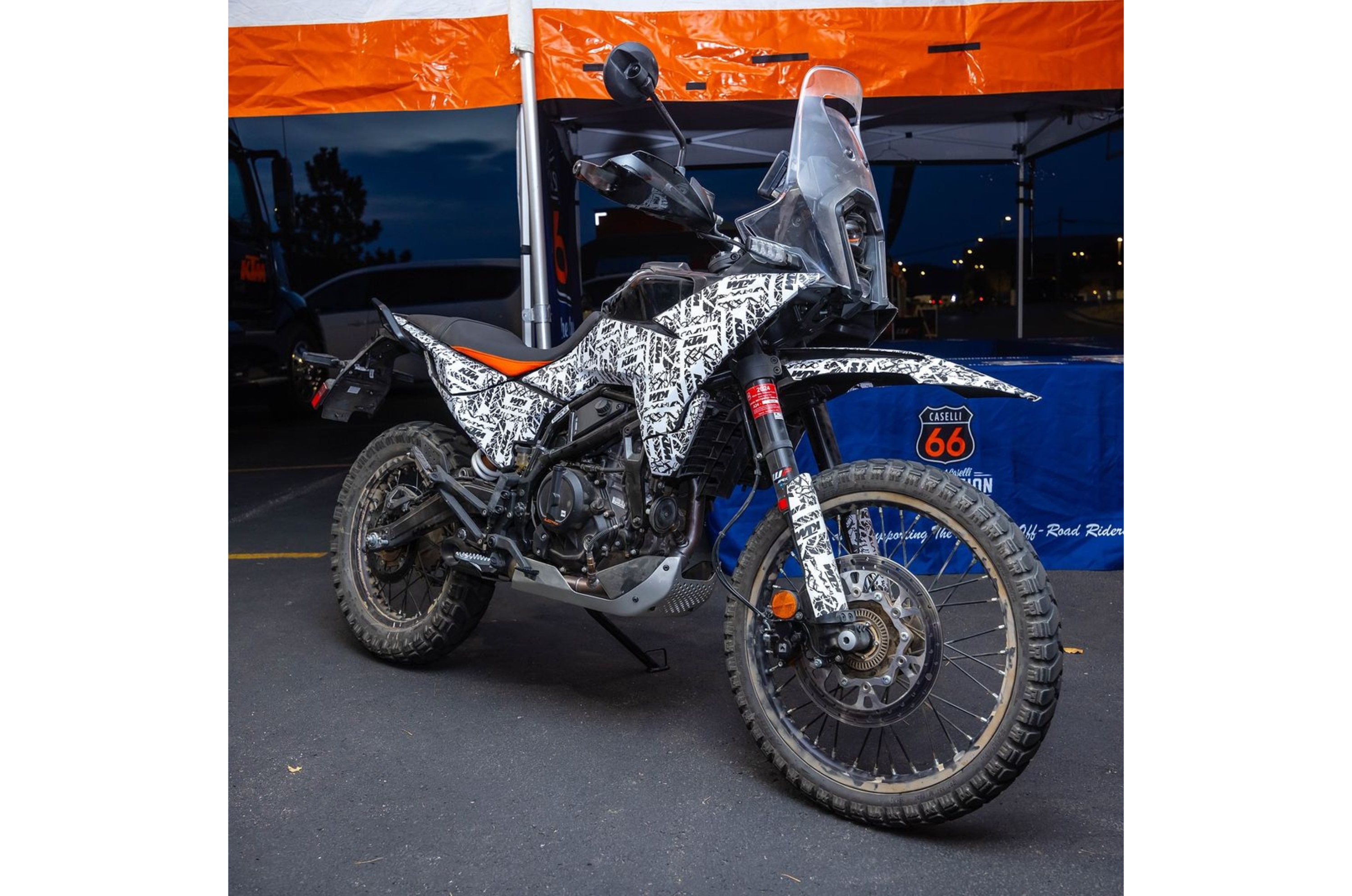 KTM 390 Adventure R showcased ahead of EICMA reveal