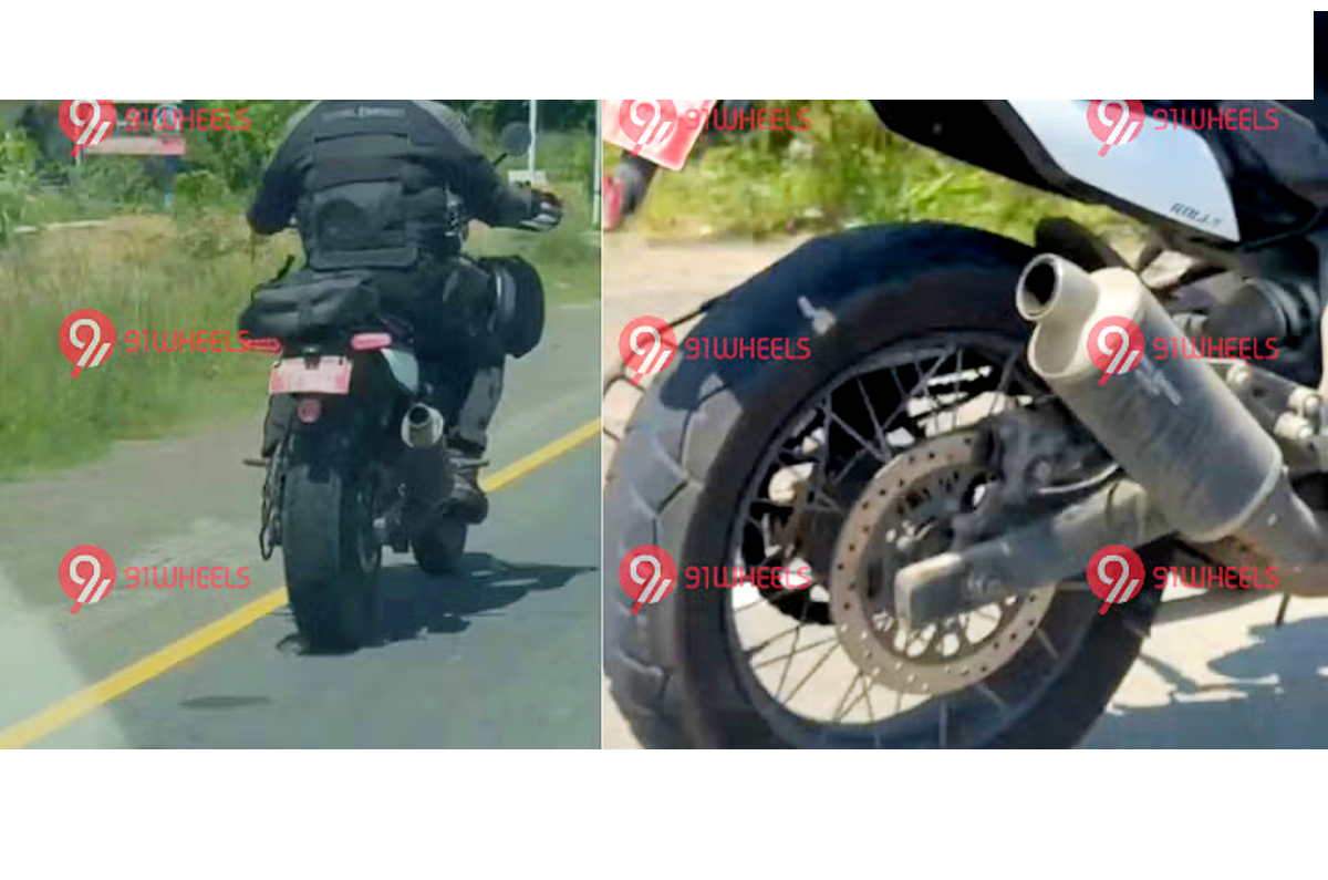 Royal Enfield Himalayan 450 Rally spotted testing