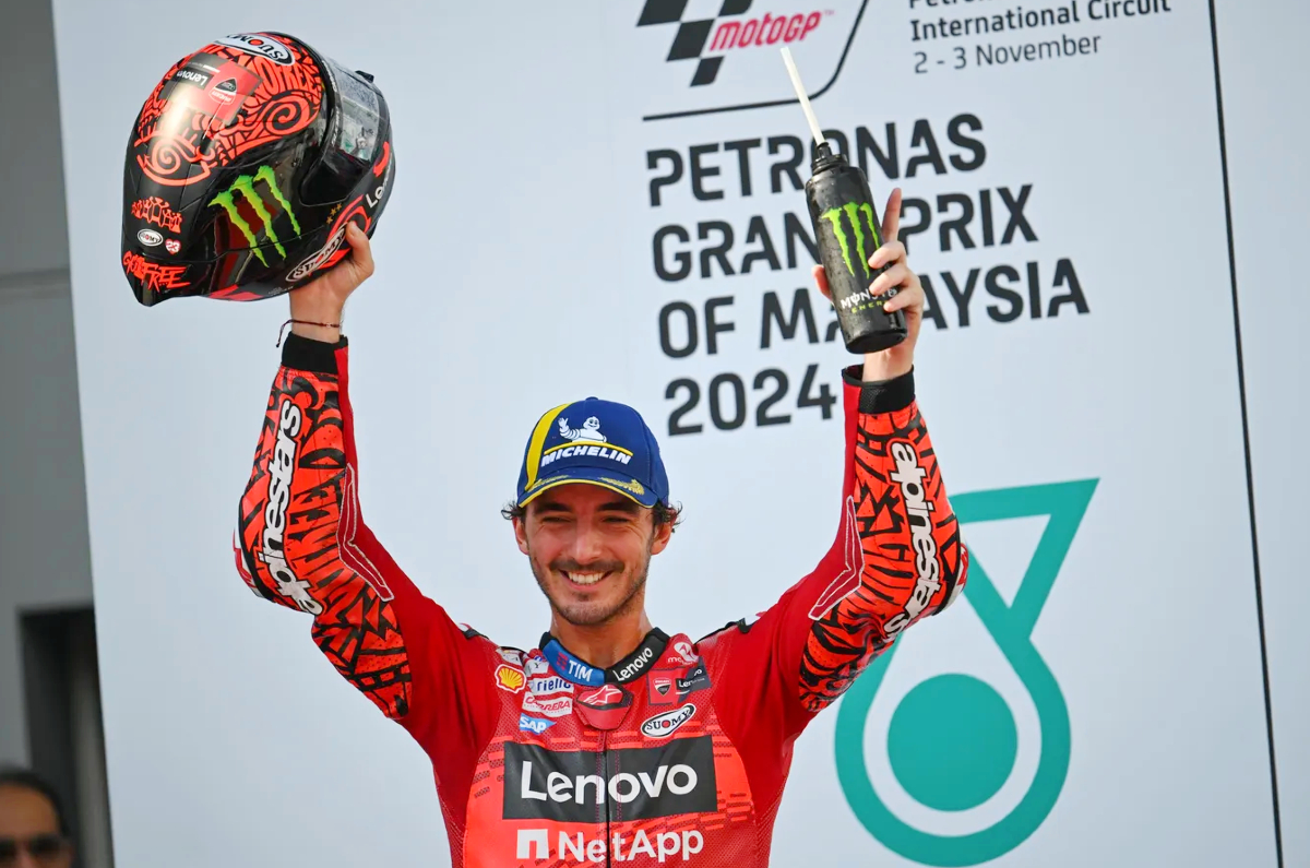 Malaysia MotoGP results, Bagnaia, Ducati win, Martin second