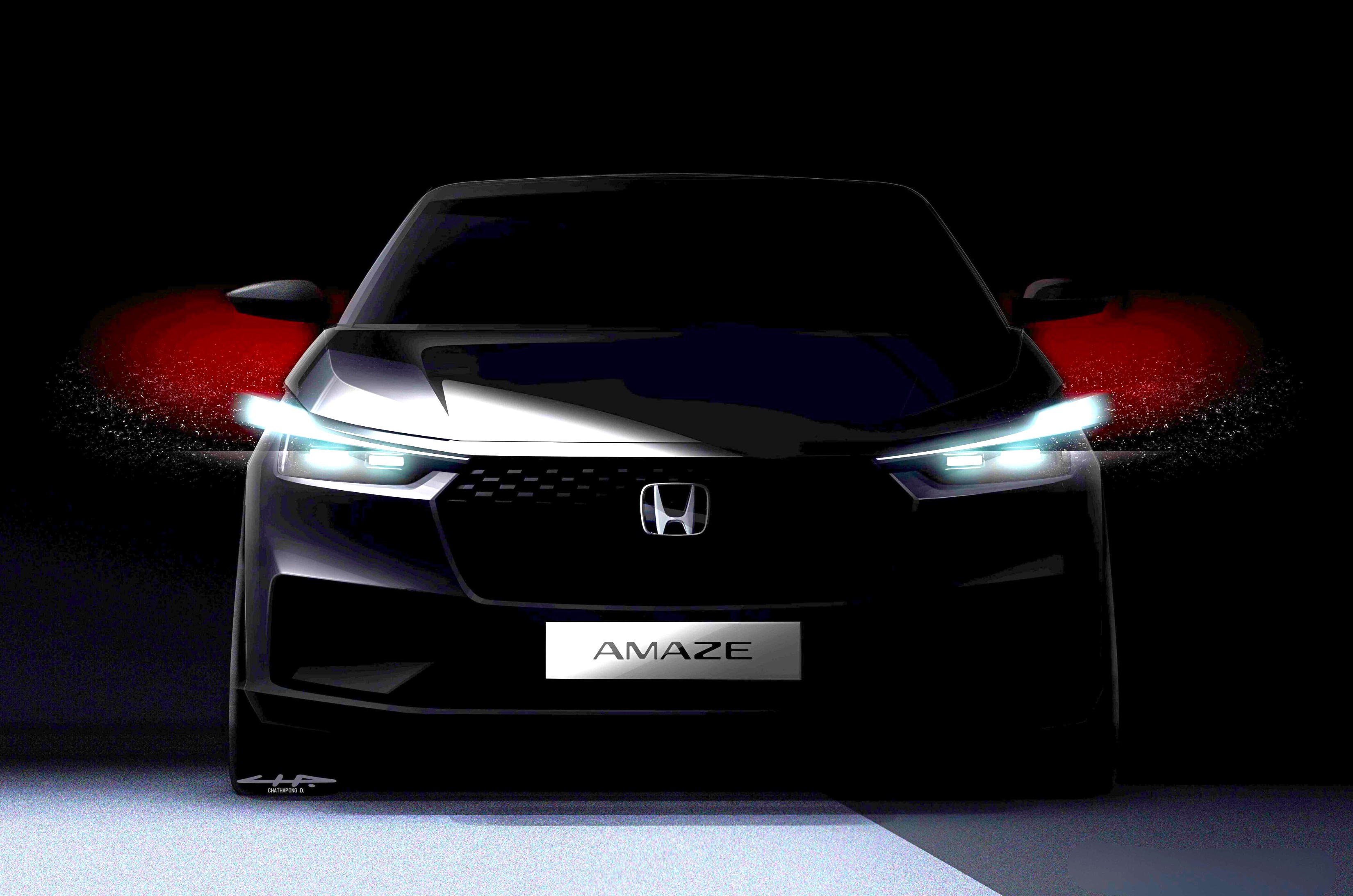 New Honda Amaze bookings, teaser, launch particulars