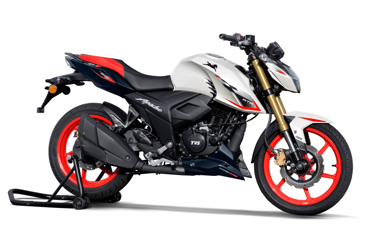 TVS Apache RTR 160 4V, USD fork, worth, high variant launched