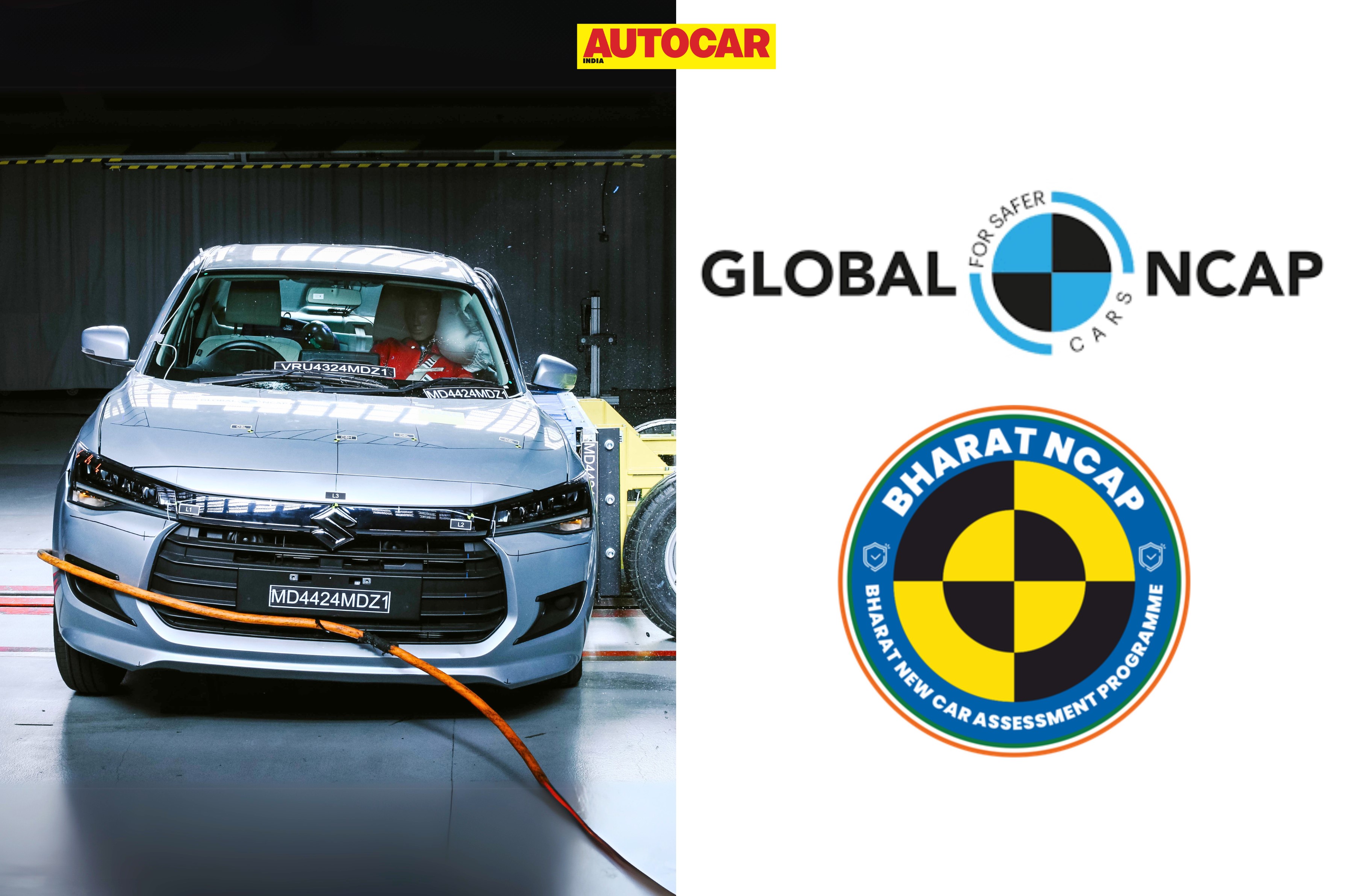 Maruti Dzire Global NCAp and Bharat NCAP