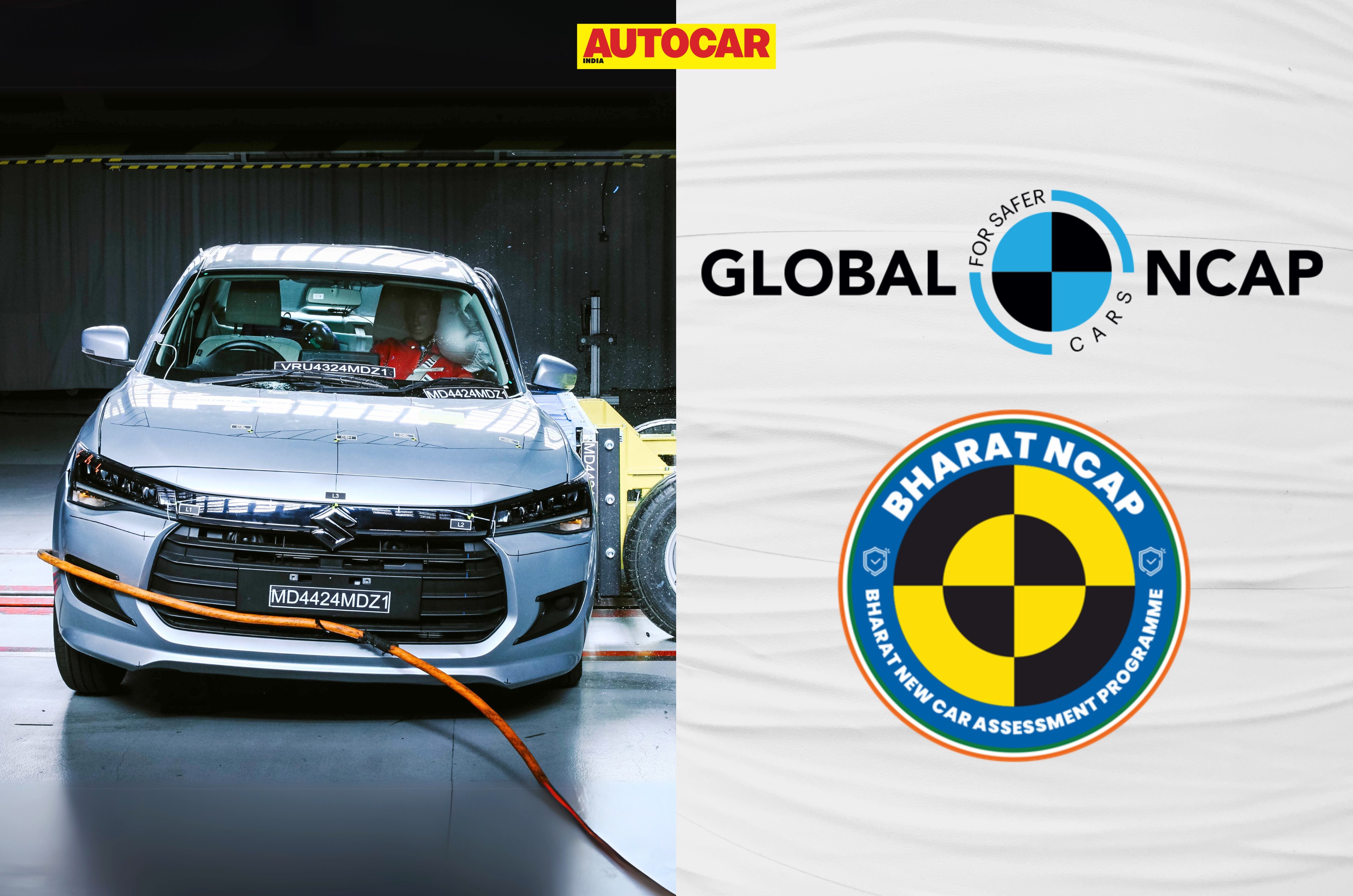 Maruti Dzire Global NCAp and Bharat NCAP Maruti Dzire Global NCAp and Bharat NCAP