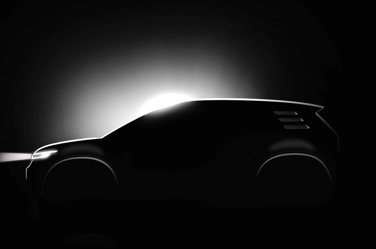 The teaser for the Volkswagen ID2-based SUV.