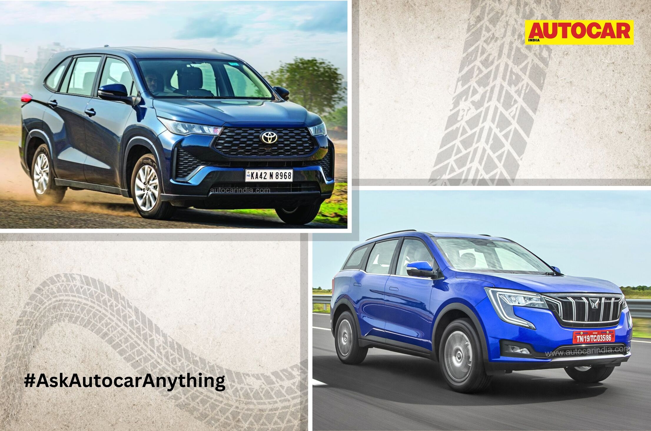 Toyota Innova Hycross vs Mahindra XUV700 Toyota Innova Hycross vs Mahindra XUV700