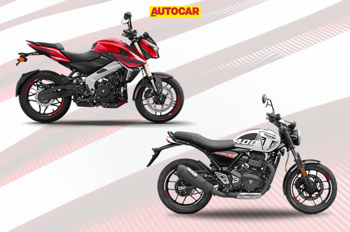 Bajaj Pulsar NS400Z vs Triumph Speed T4 Bajaj Pulsar NS400Z vs Triumph Speed T4