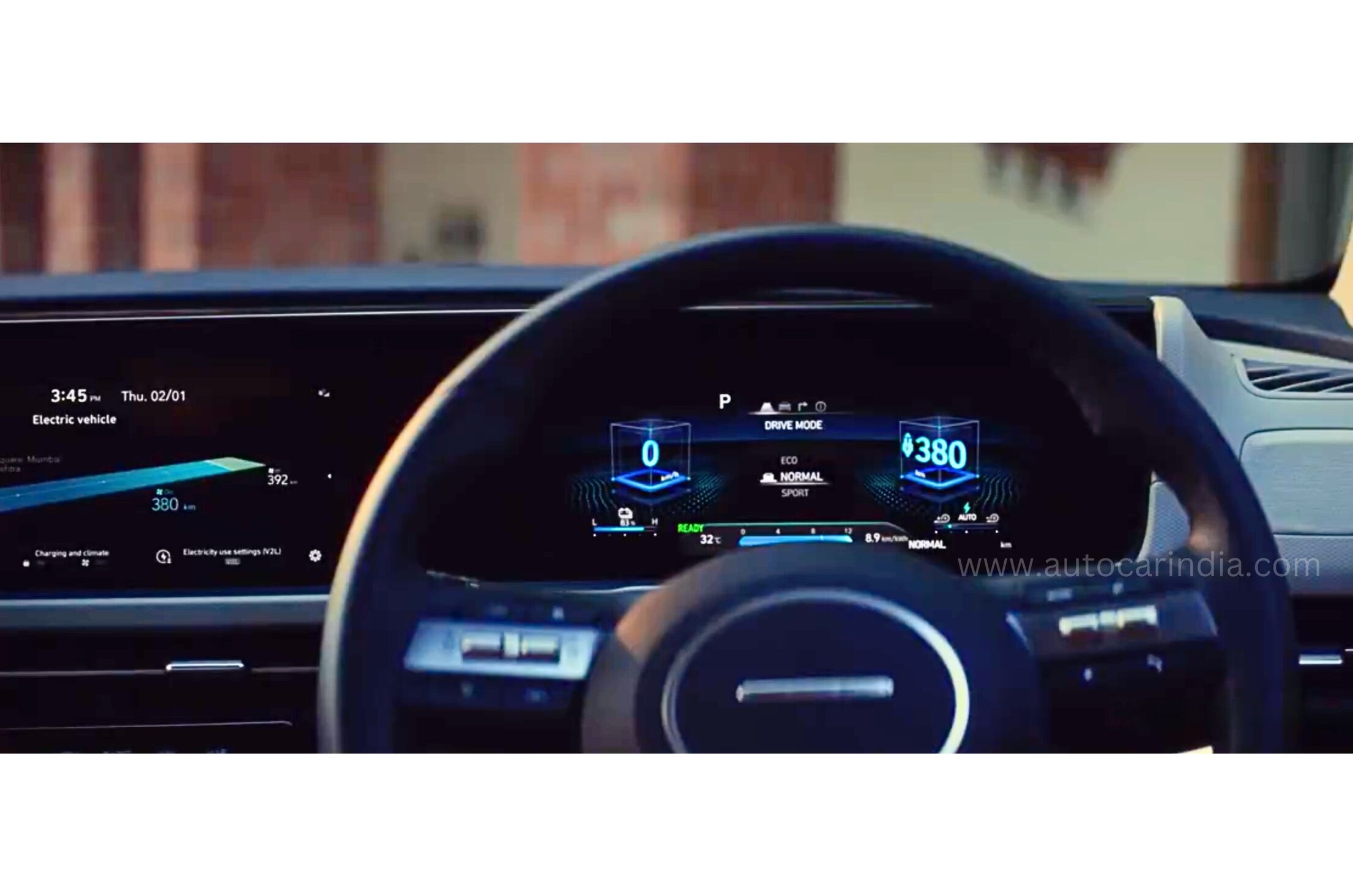 Hyundai Creta electric interior Hyundai Creta electric interior