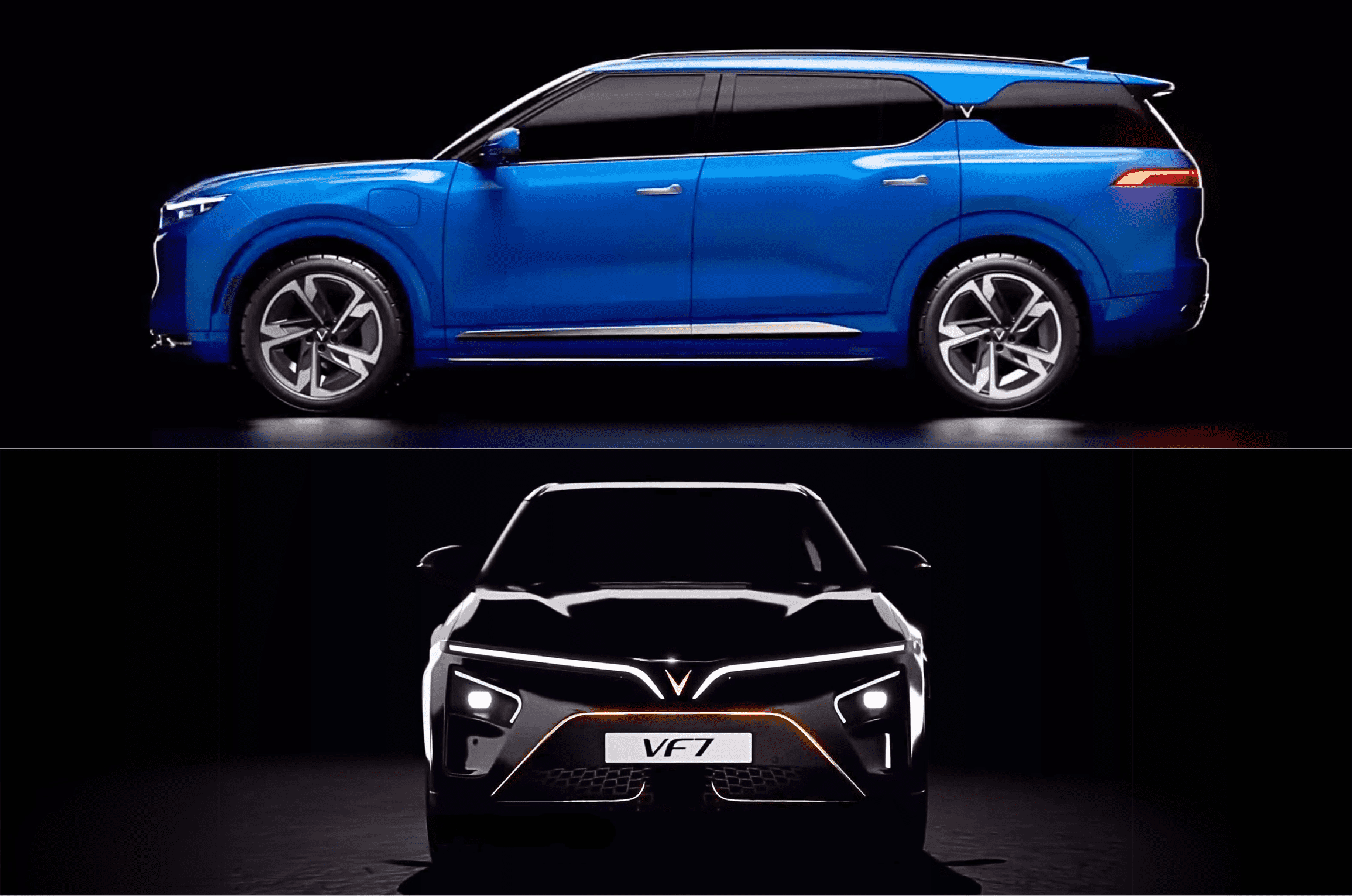 VinFast VF 7 and VF 9 teased before India debut at Auto Expo 2025 VinFast VF 7 and VF 9 teased before India debut at Auto Expo 2025