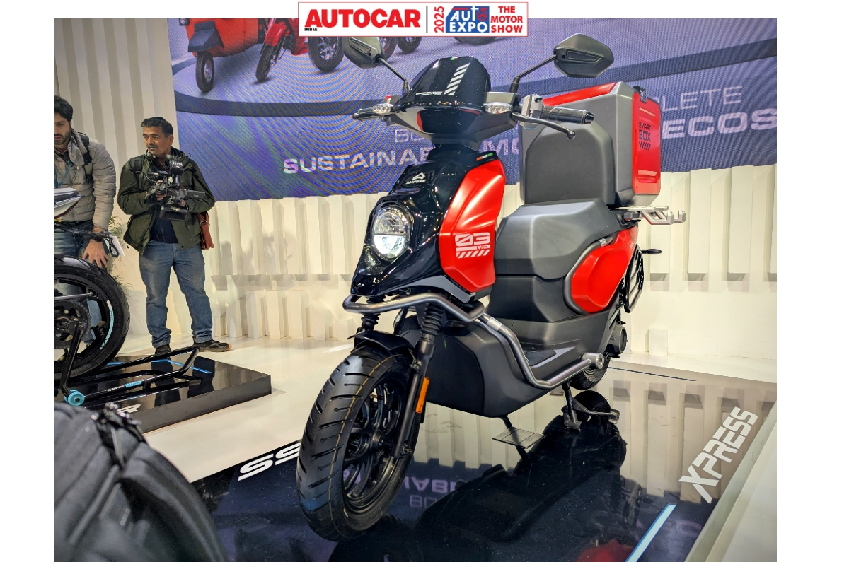 Ampere Xpress B2B electric scooter revealed at Auto Expo 2025
