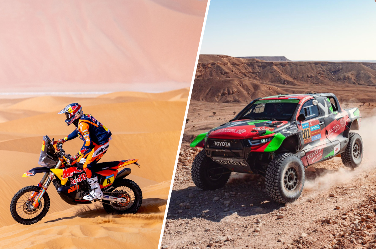 Dakar 2025 winners Daniel Sanders, Yazeed Al-Rajhi