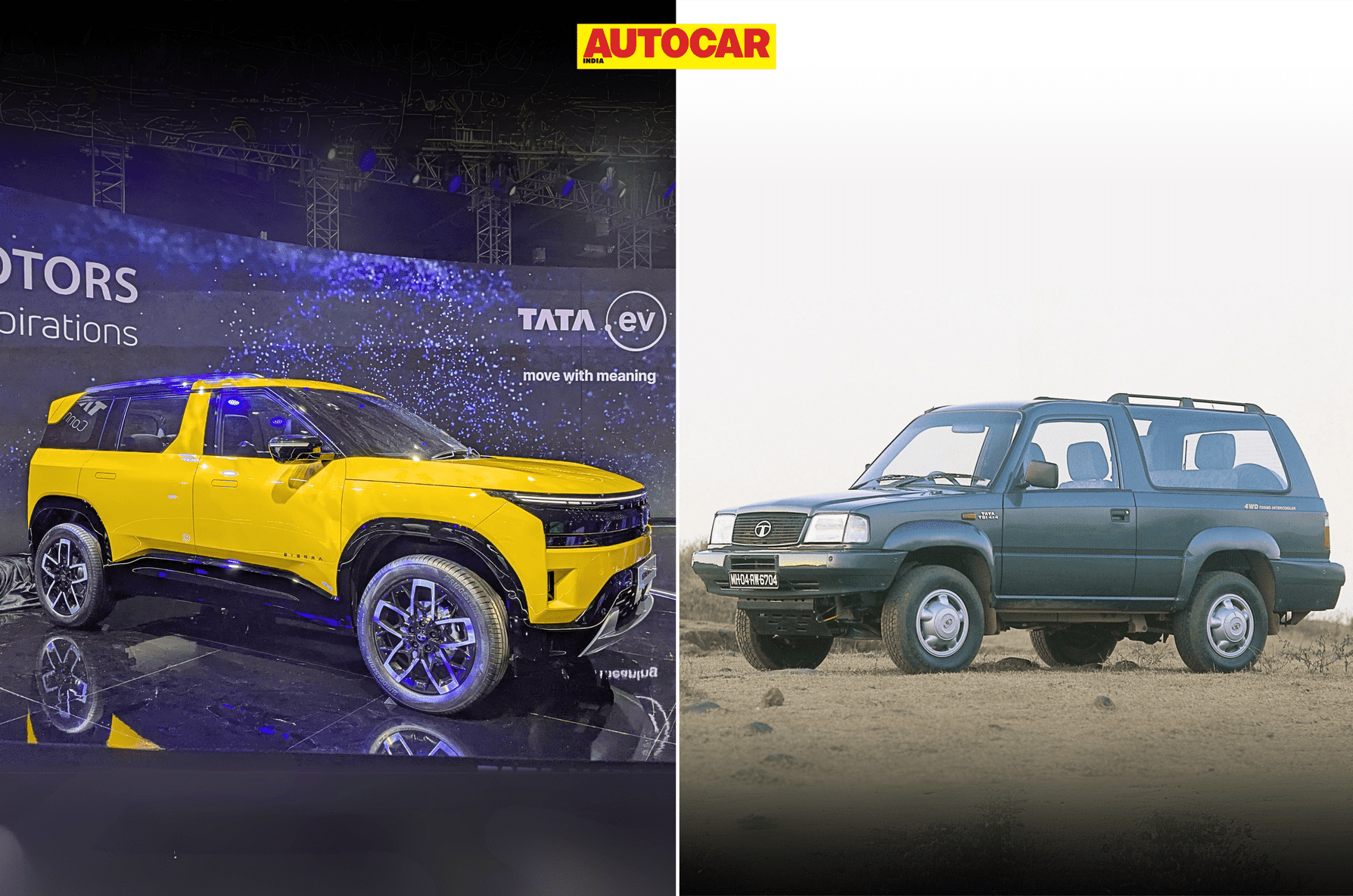 Tata Sierra 2025 and old differences in design interior and engine ...