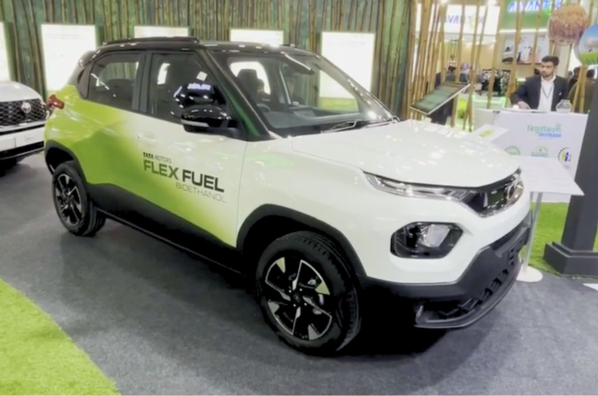 Tata Punch flex fuel Auto Expo 2025, engine modifications, flex fuel availability