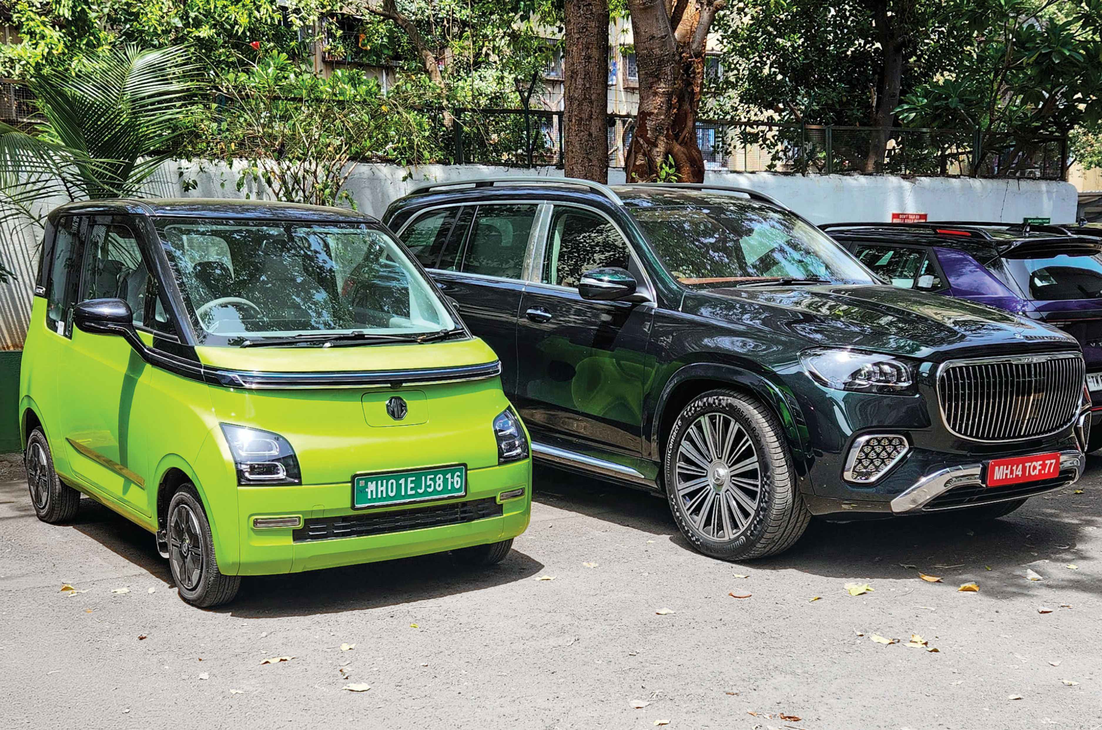 Maybach GLS is 3x the size and 37x the price; a difficult transition.