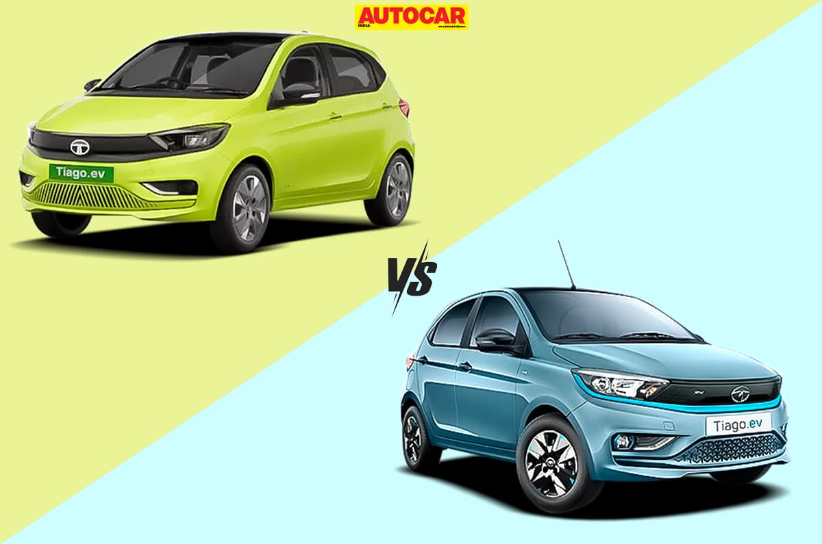 Tata Tiago EV old vs new