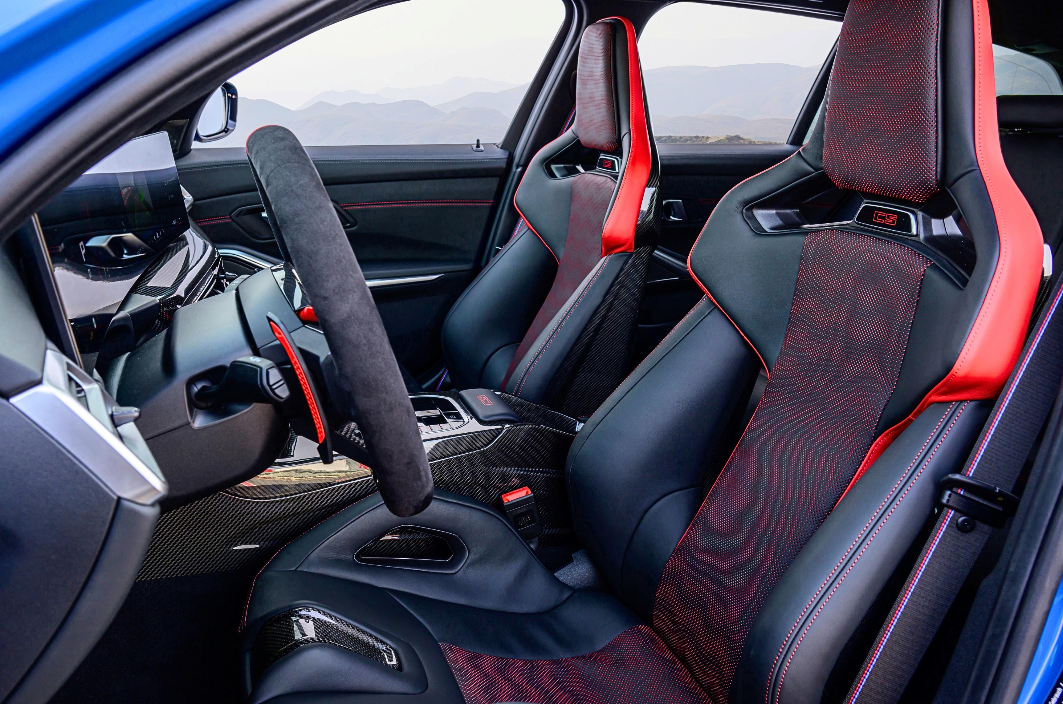 bmw m3 cs touring interior seats