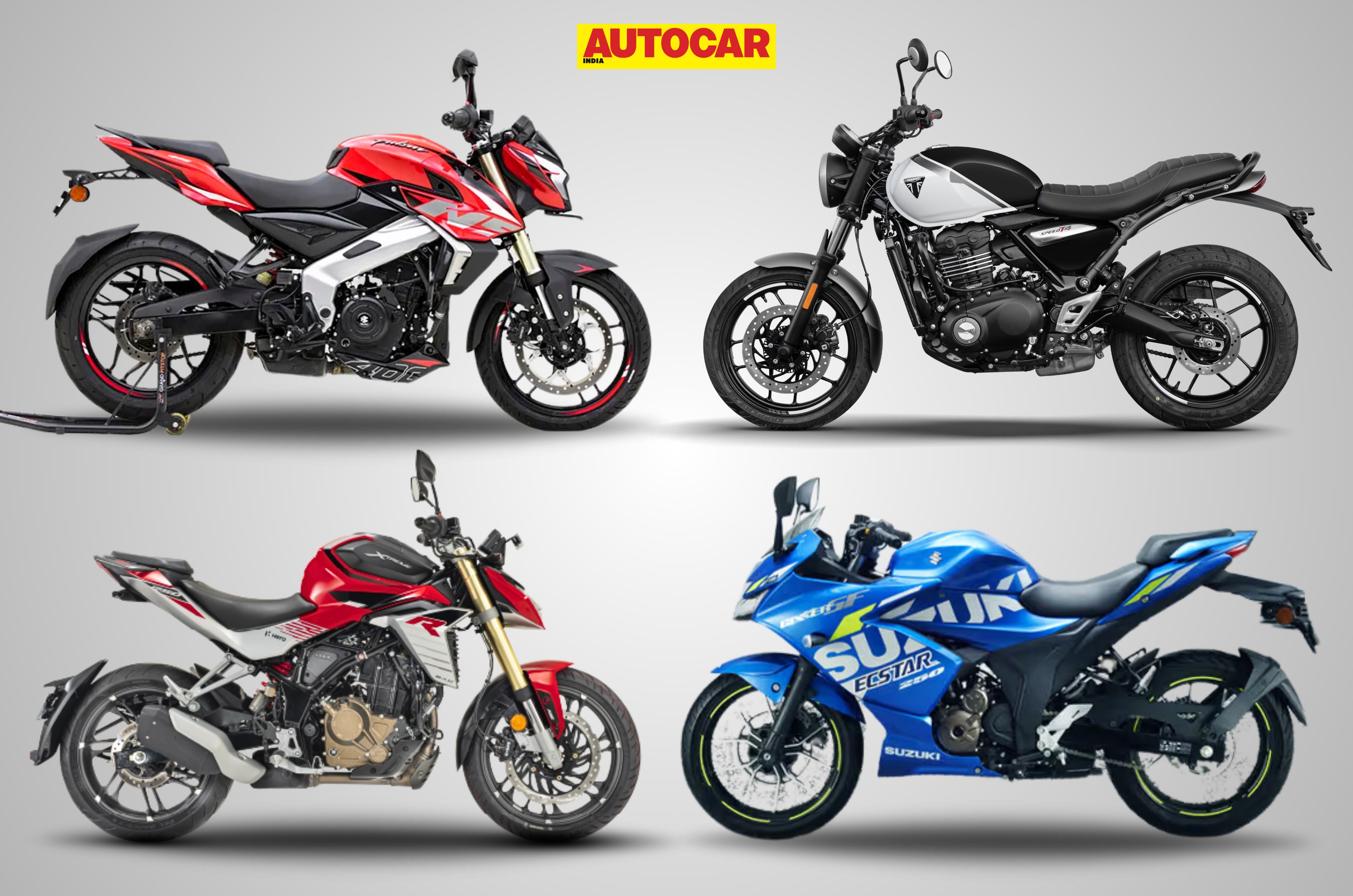 Top 10 bikes below Rs 2 lakh with highest power-to-weight ratios