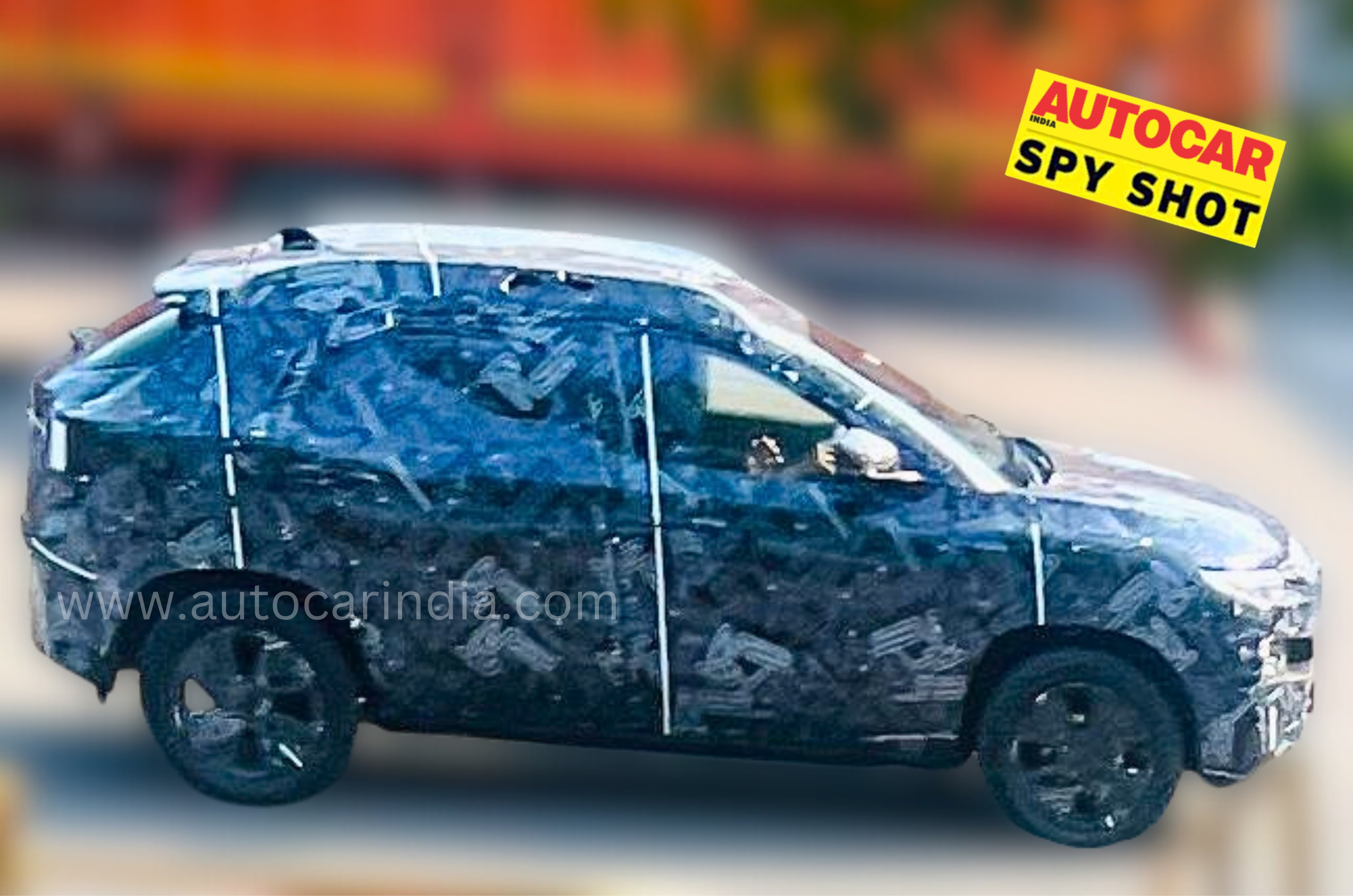 Renault Kiger facelift spied