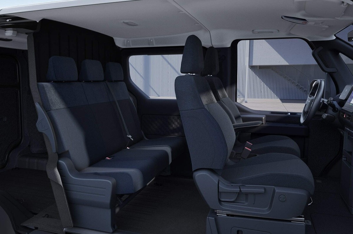 kia pv5 crew electric van interior seating