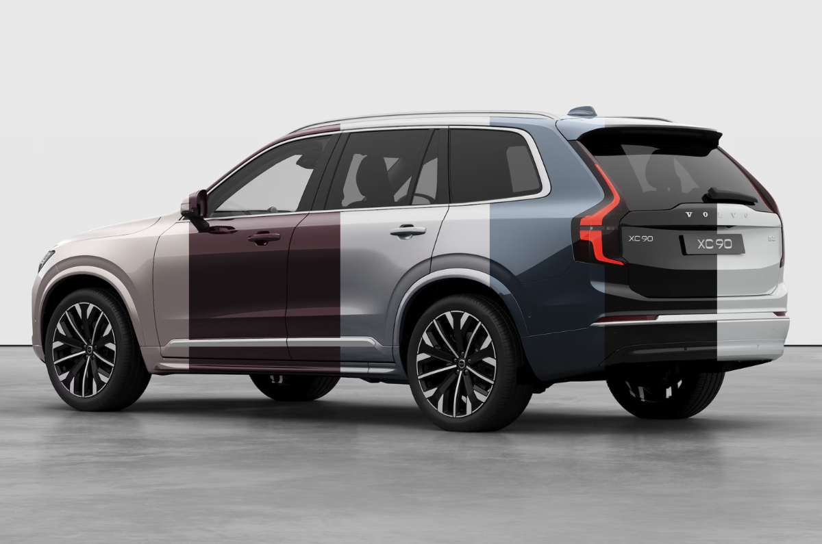2025 Volvo XC90 facelift colour options rear 