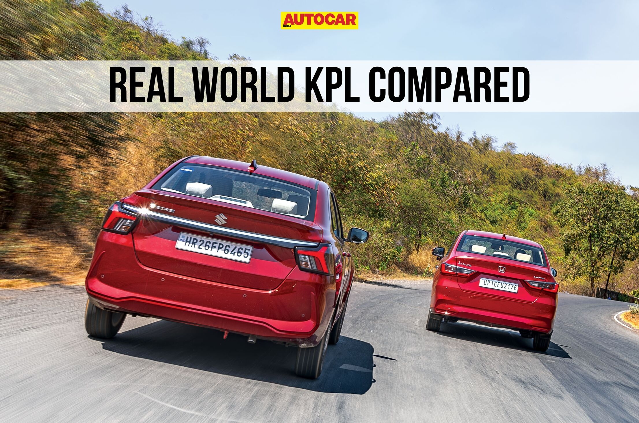 honda amaze cvt maruti suzuki dzire amt real world fuel efficiency test comparison