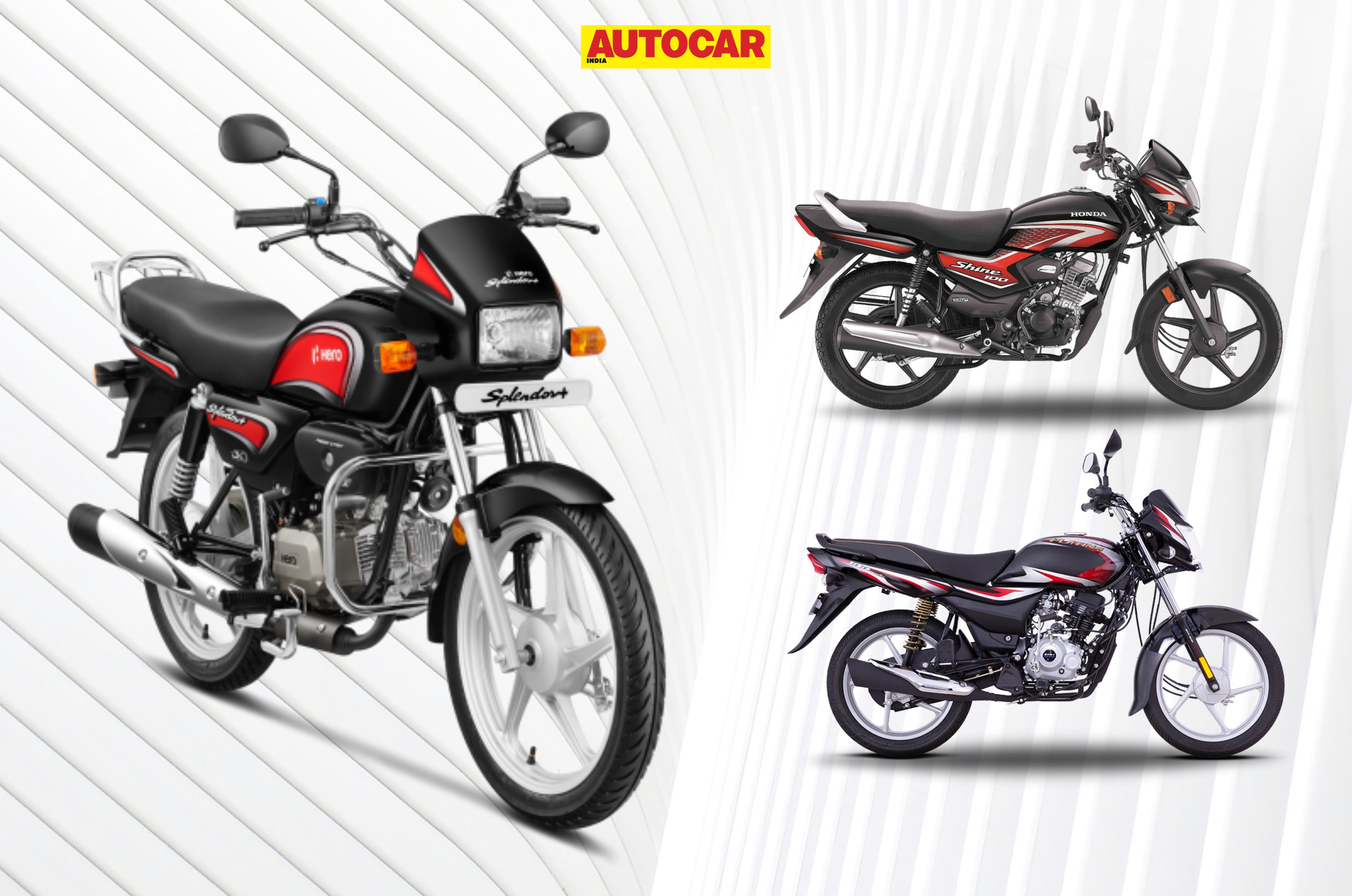 Hero Splendor vs rivals price and specification comparison