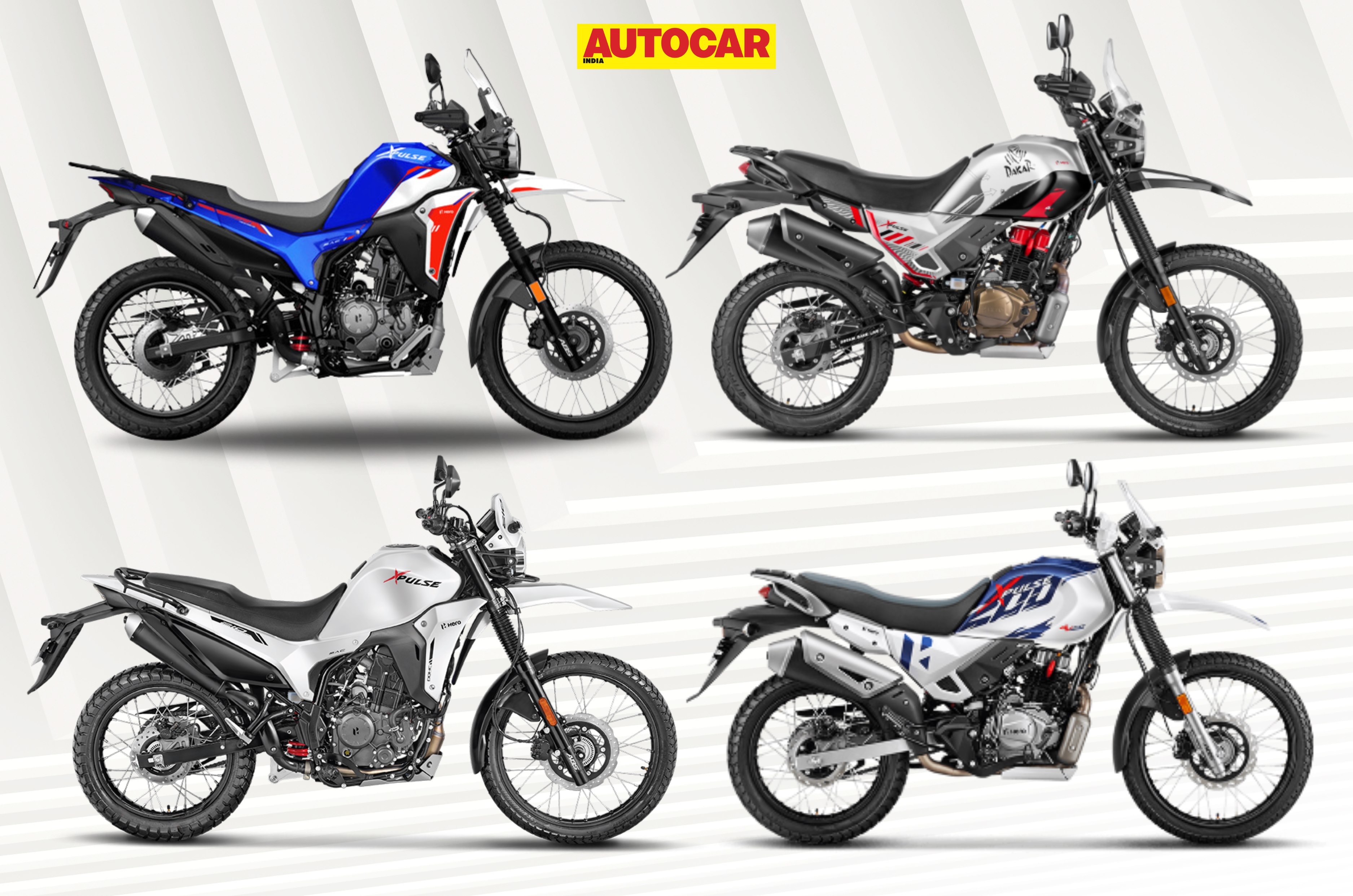 Hero Xpulse 210 Vs Hero Xpulse 200 4V variants