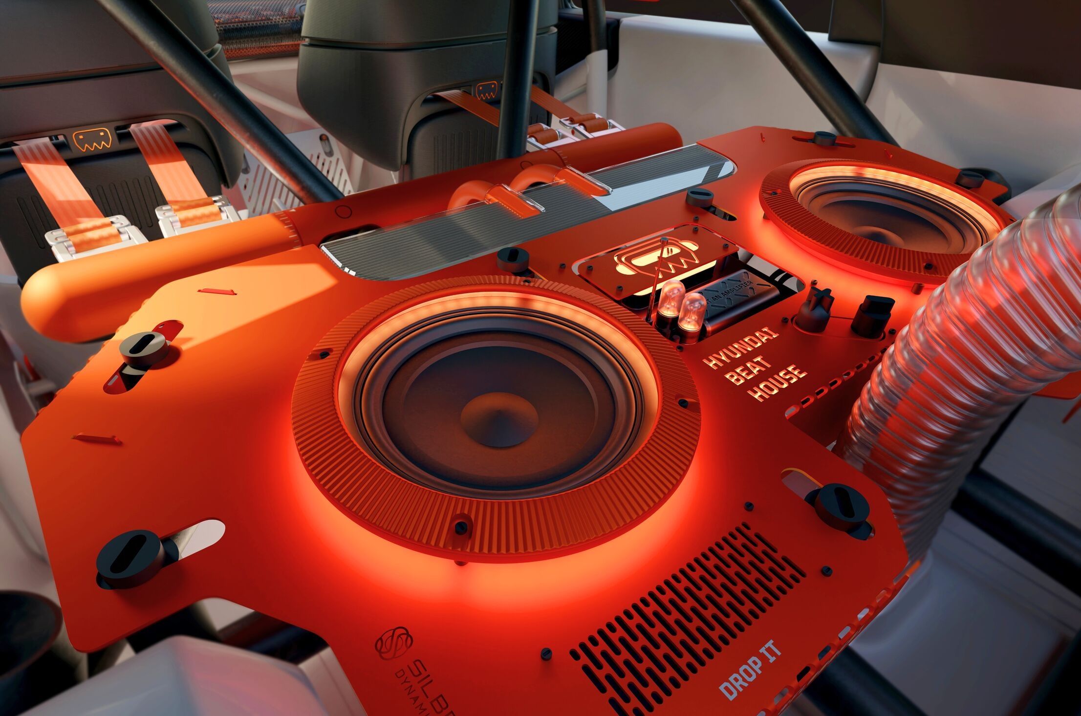 Hyundai Insteroid concept from Inster music system