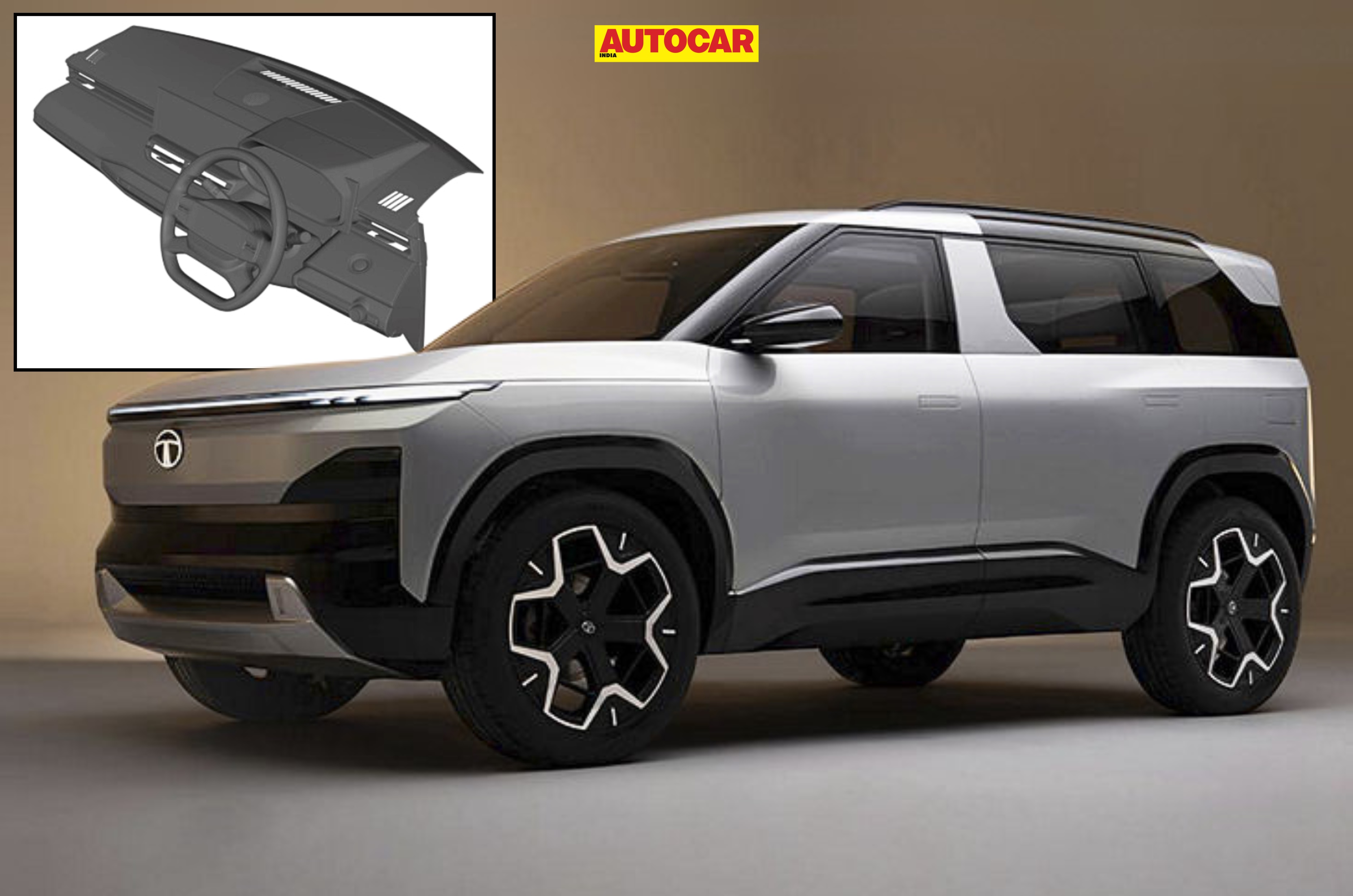 Tata Sierra EV interior leaked via design patent