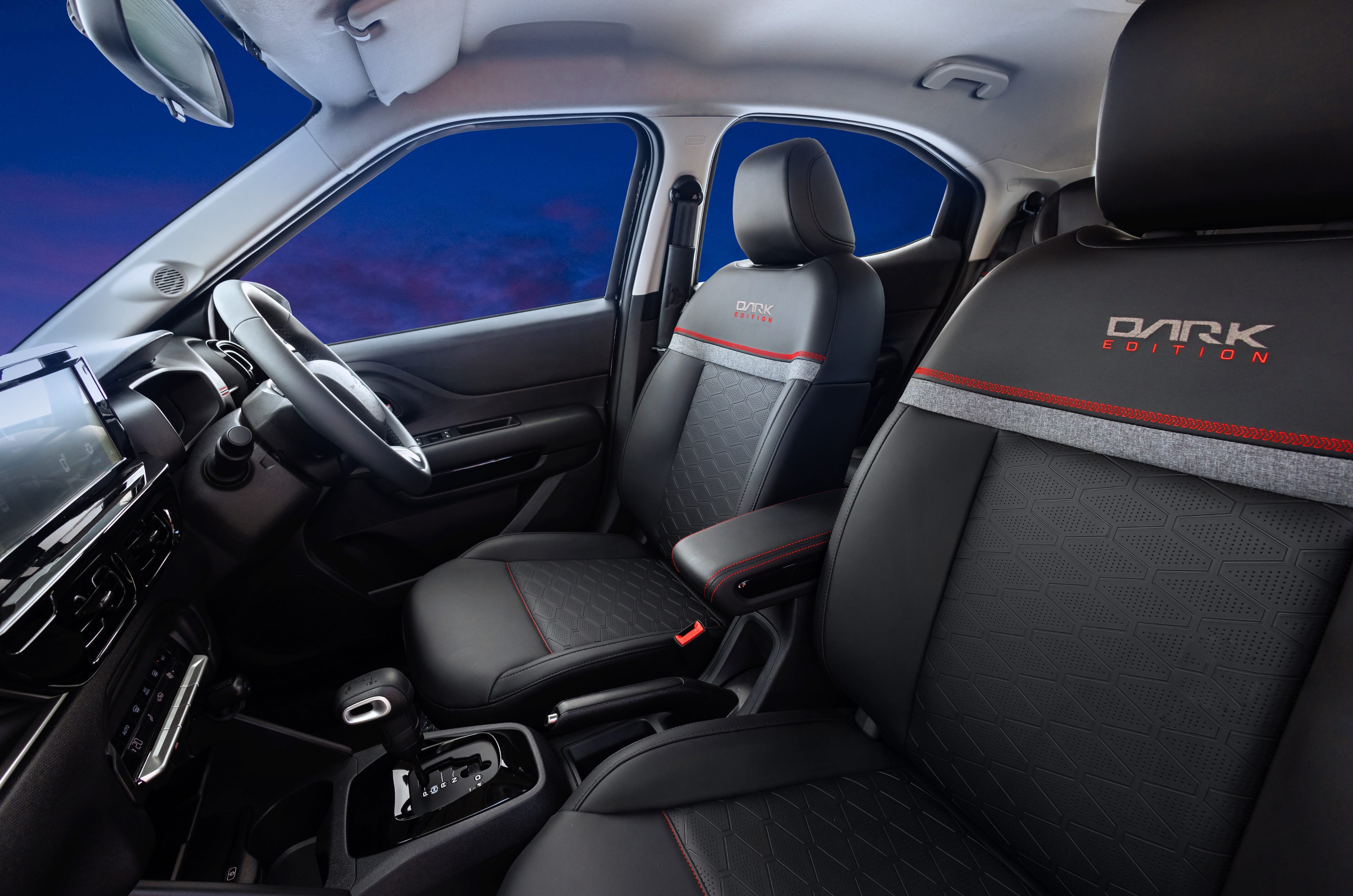 Citroen Basalt Dark Edition interior Aircross SUV 