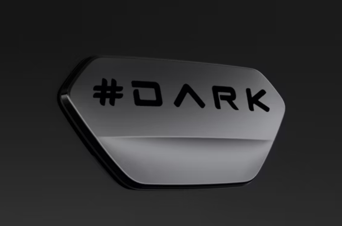 Tata Curvv Dark Edition #DARK badge