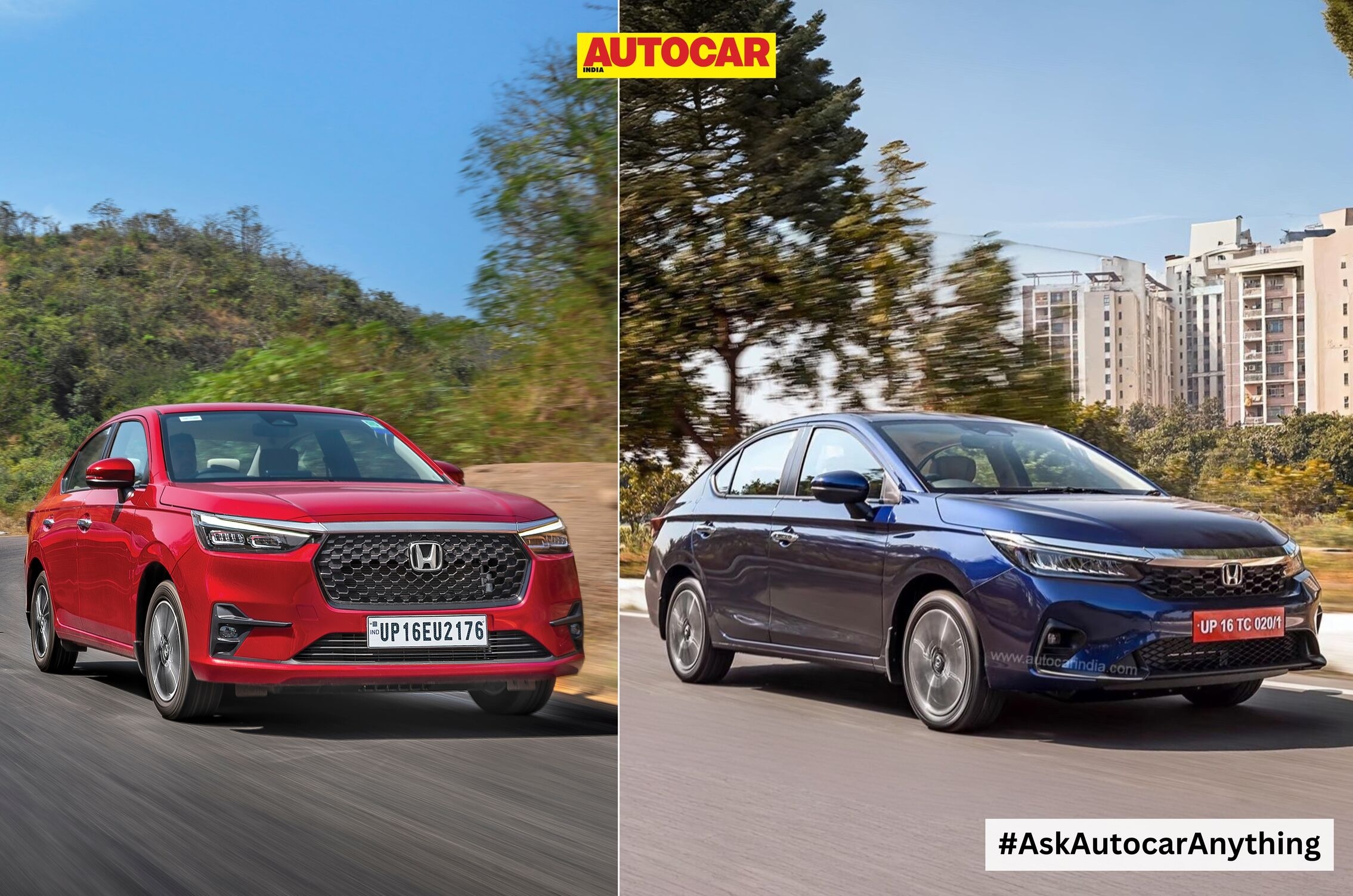 Honda Amaze vs Honda City Honda Amaze vs Honda City