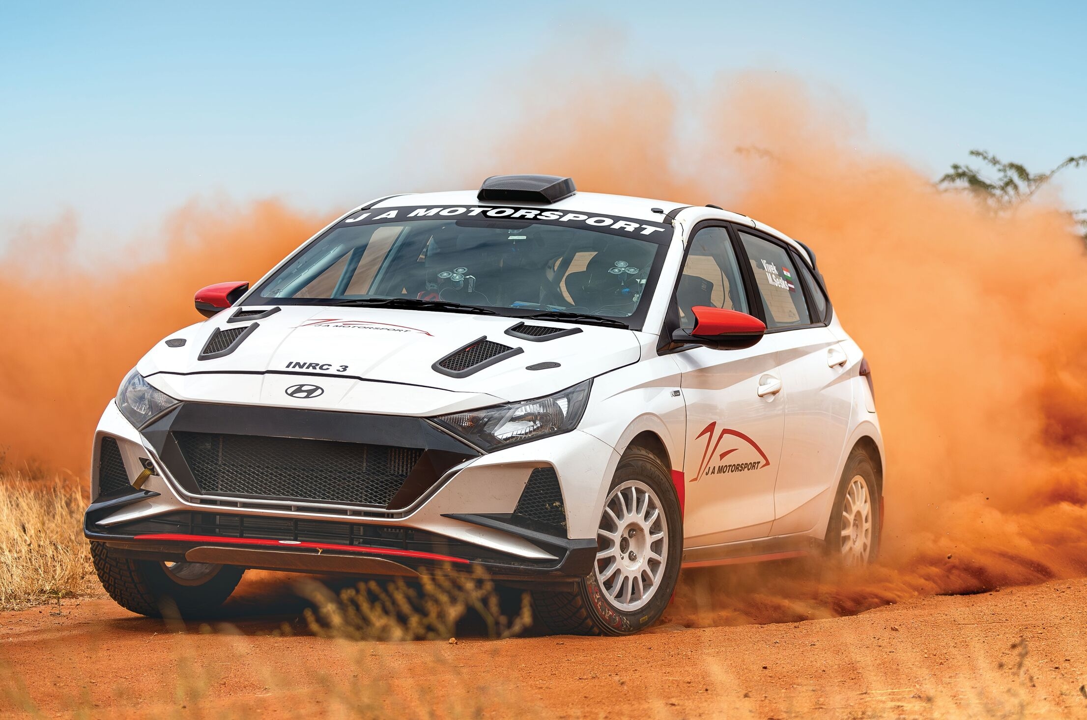 Driving the Hyundai i20 N Line rally race car - Image 1