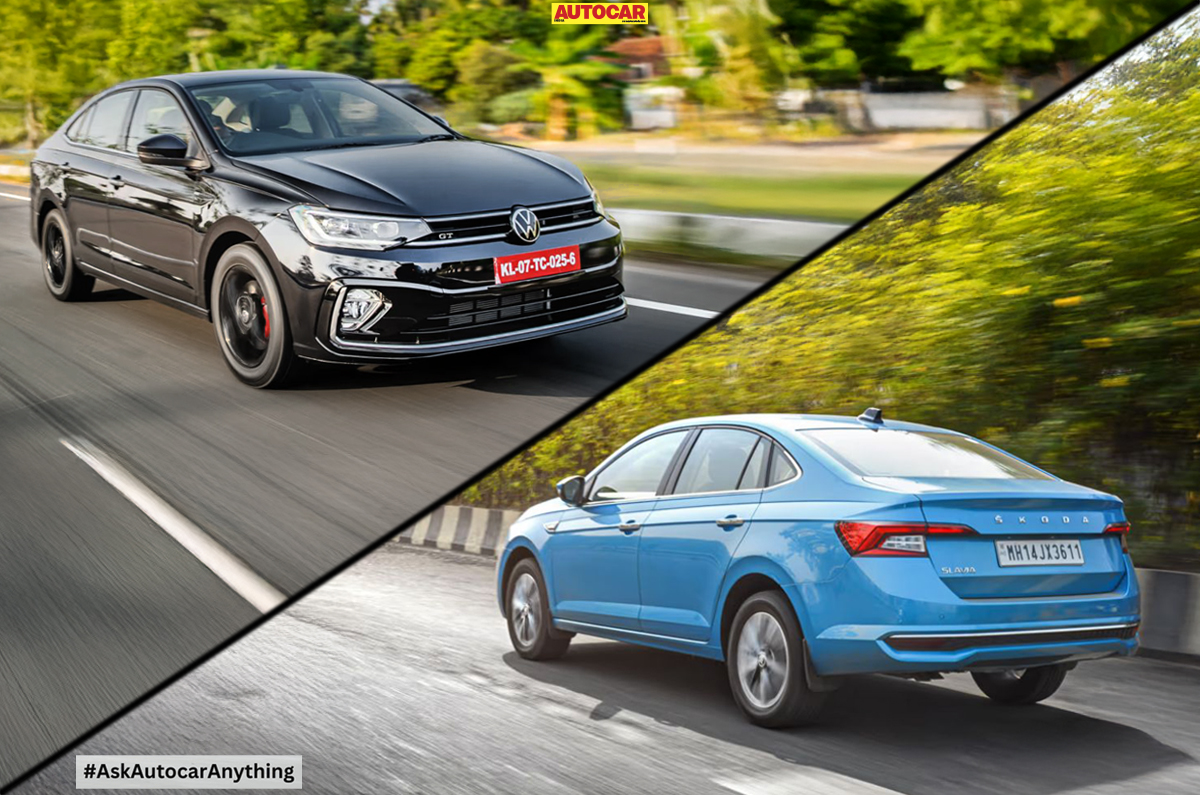Volkswagen Virtus vs Skoda Slavia Volkswagen Virtus vs Skoda Slavia