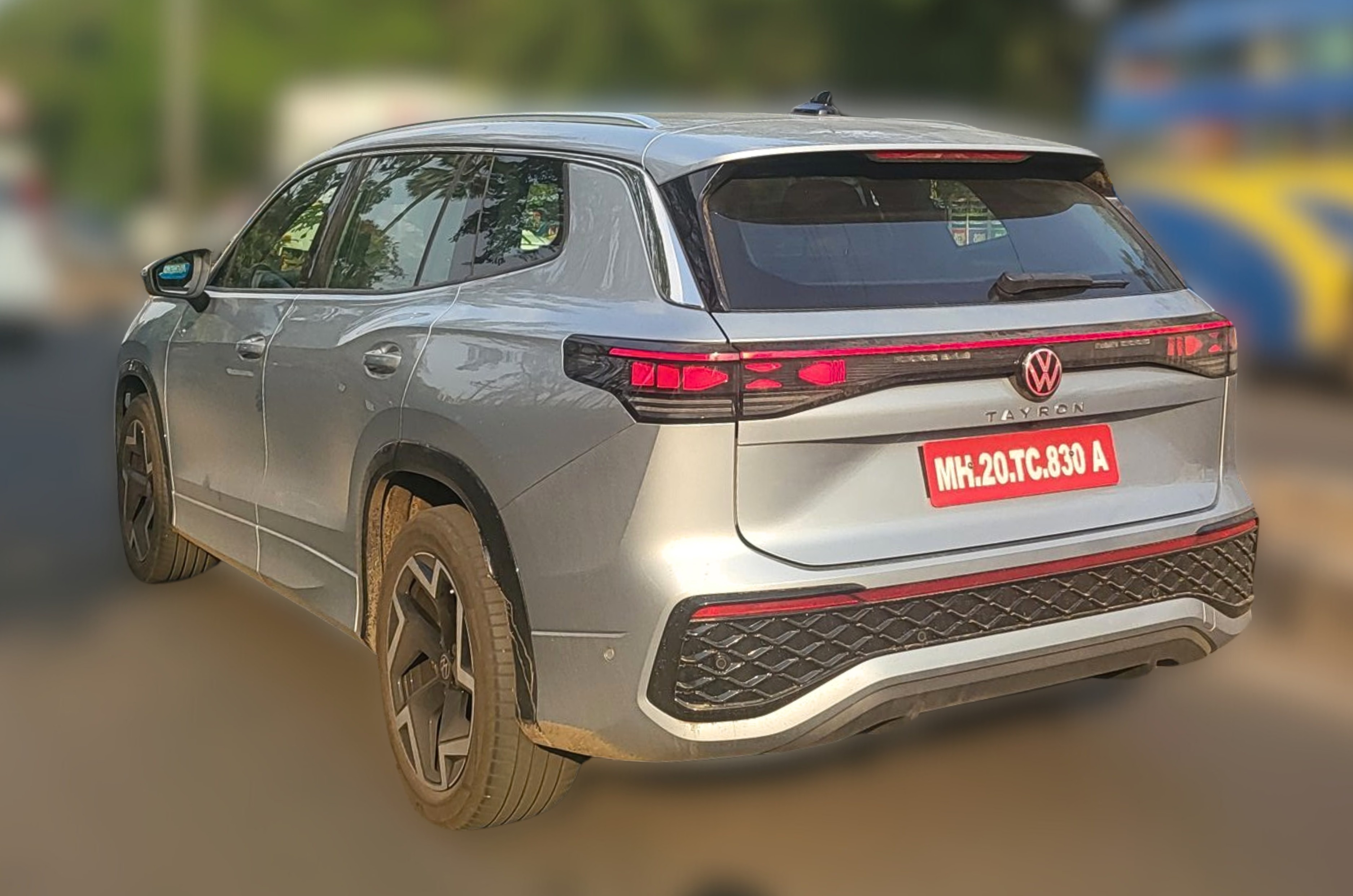 Volkswagen Tayron 3-row SUV spied in India for the first time