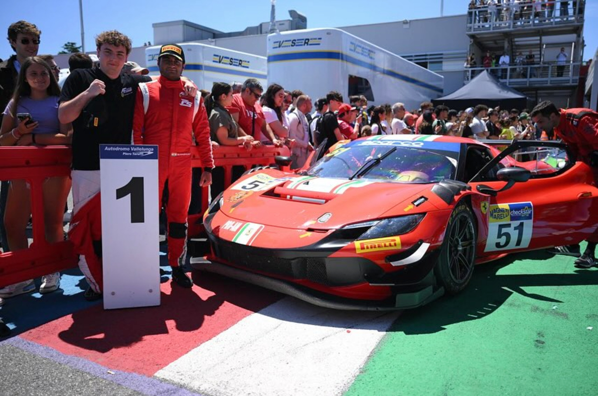 Mahaveer Raghunathan Italian GT Sprint Championship