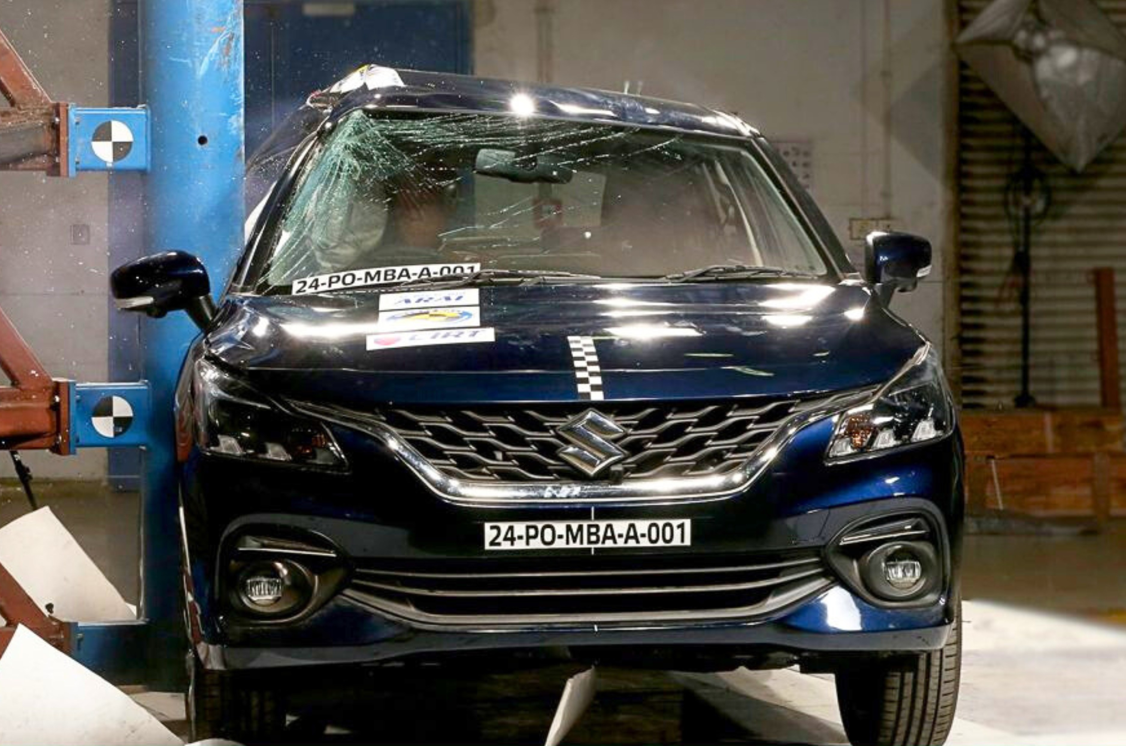 Maruti Baleno BNCAP front side crash image