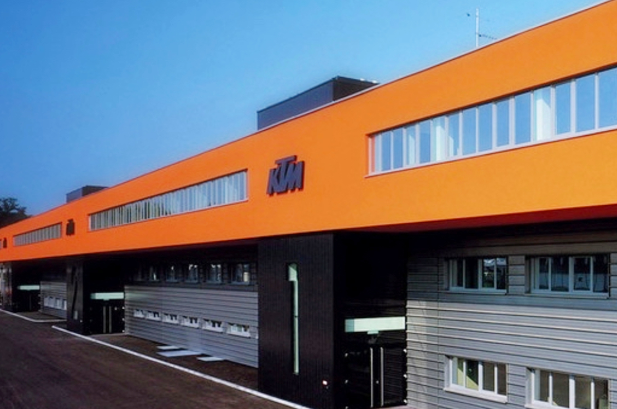 KTM plant in Austria