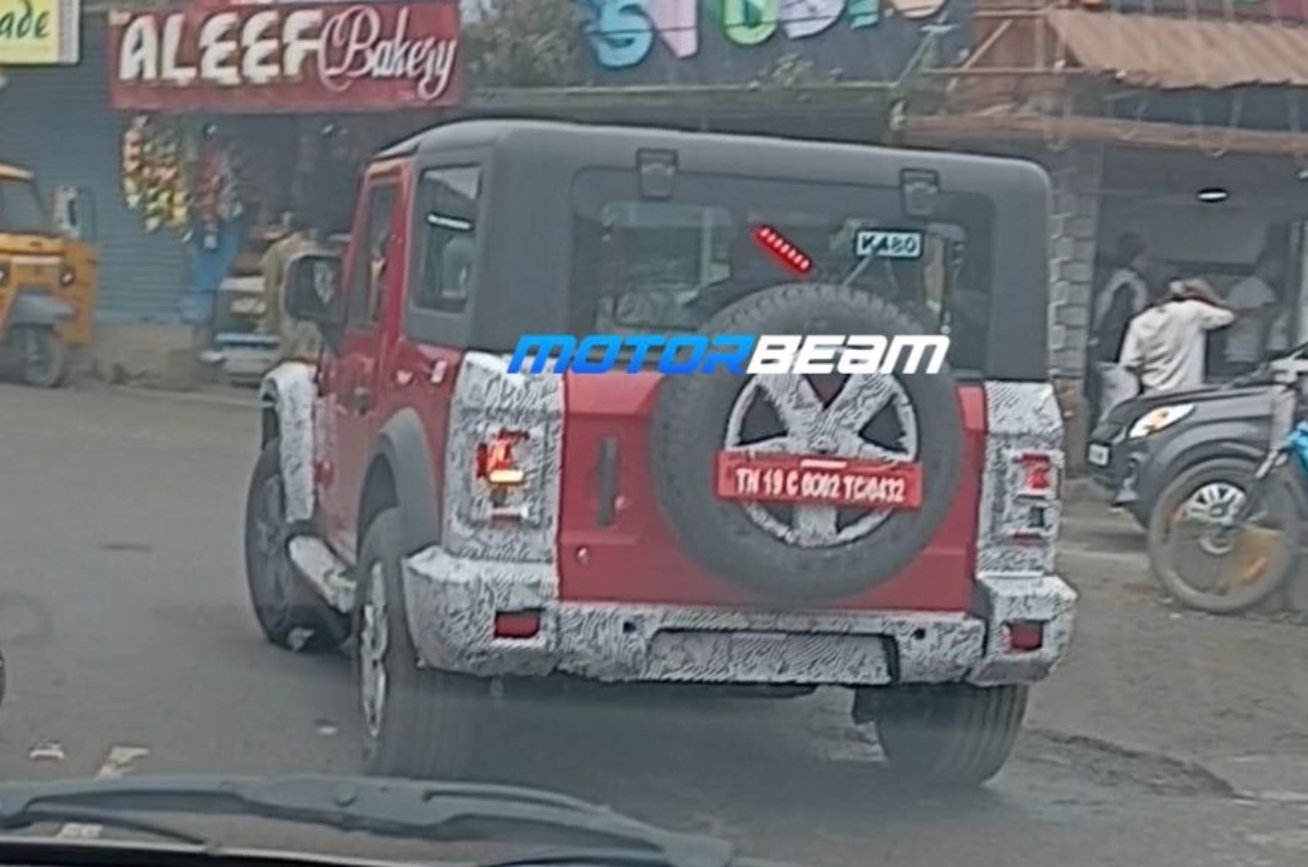 Mahindra Thar facelift spied with Roxx’s design and features