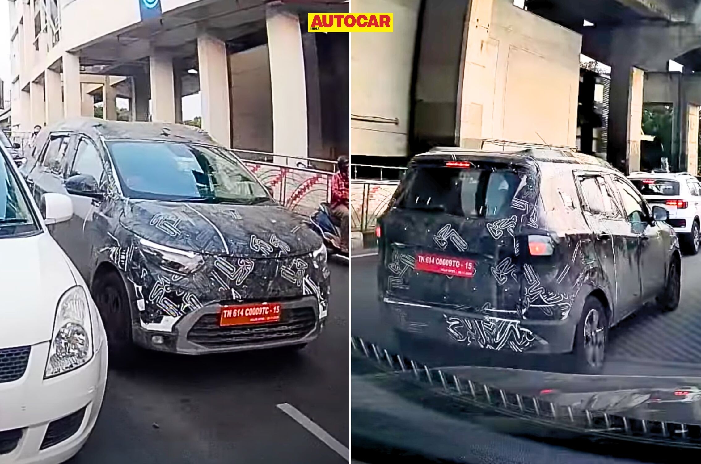 Renault Triber facelift spotted with redesigned fascia