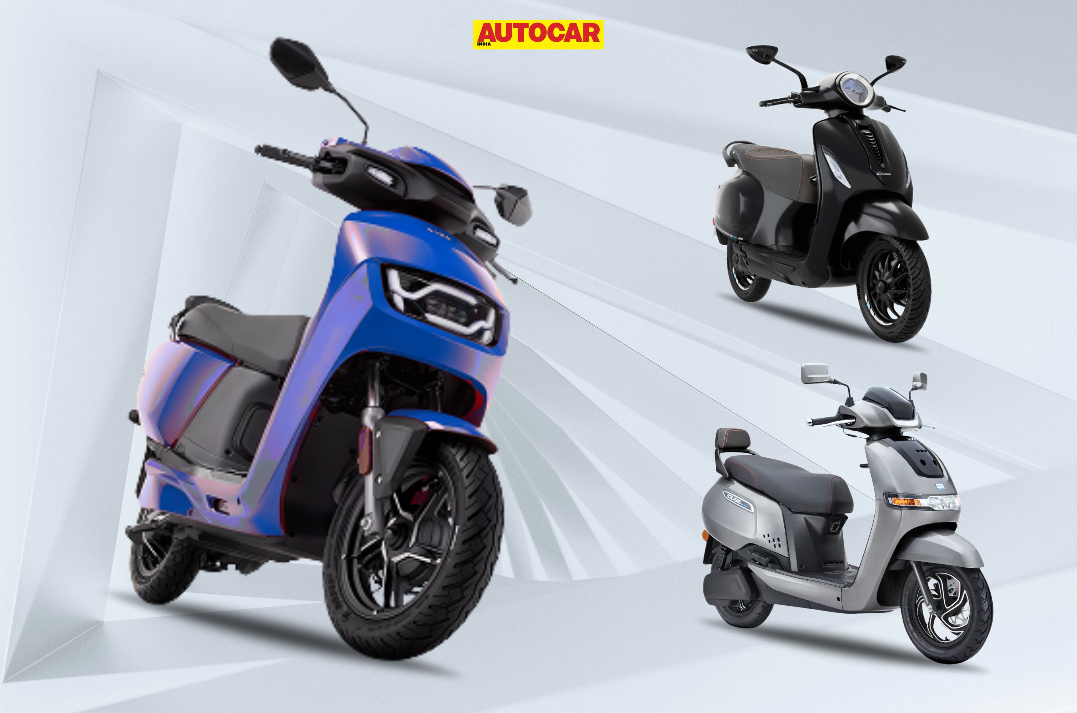 Vida VX2 Go vs Bajaj Chetak 3001 and TVS iQube 2.2