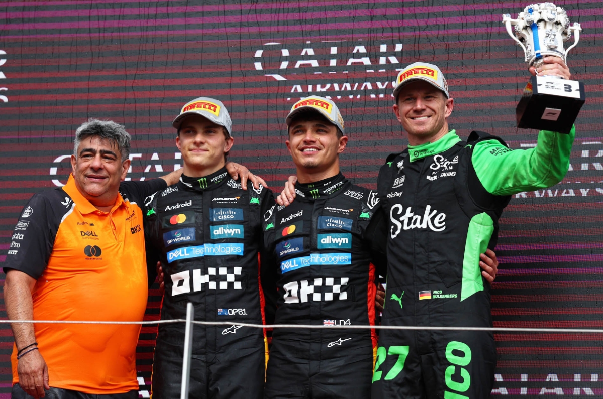 2025 F1 British GP podium